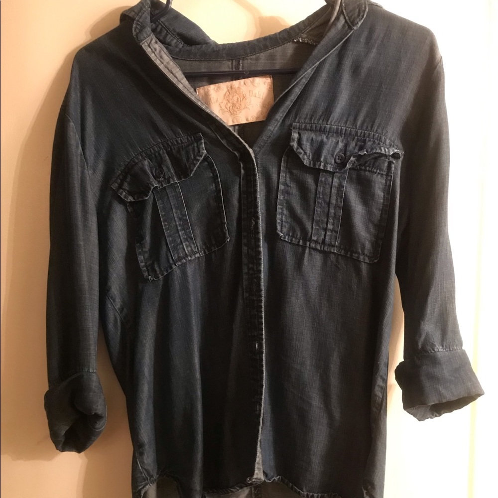 Bella Dahl Denim Button Down Shirt